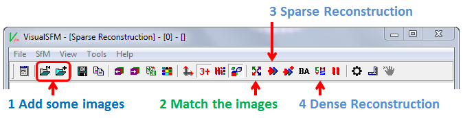 VisualSFM Match Images
